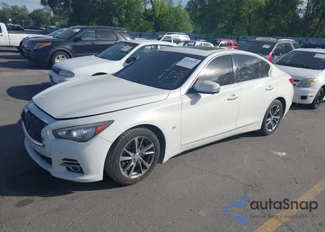 2015 Infiniti Q50 Premium из США, поврежденный, VIN JN1BV7ARXFM416349